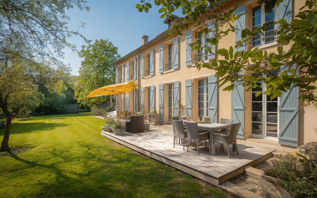 Vue extérieure d'une maison à vendre à Tigery