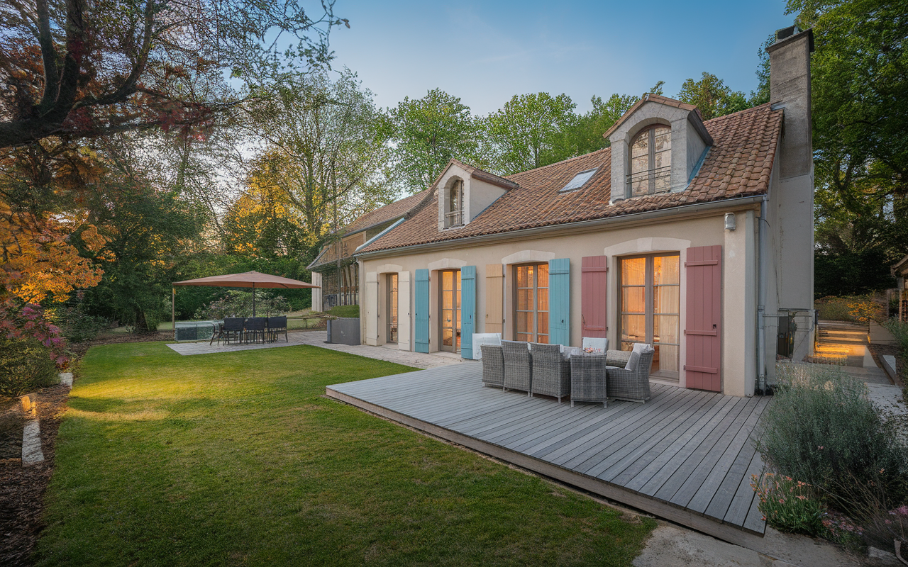 Maison à vendre à Saint-Germain-lès-Corbeil avec panneau 'Vendu'