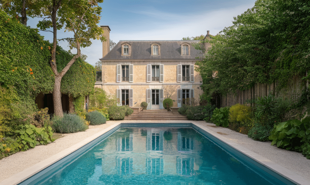 Vue d'un quartier résidentiel à Saint-Germain-lès-Corbeil avec maisons modernes