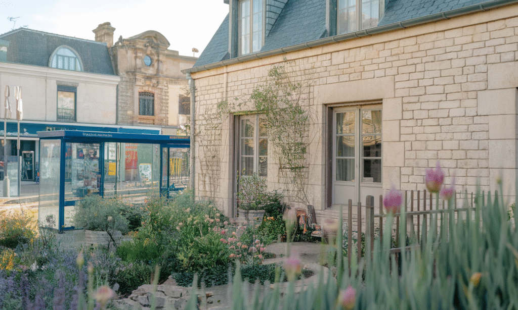 Vue d’une maison à Saint-Germain-lès-Corbeil dans un quartier résidentiel