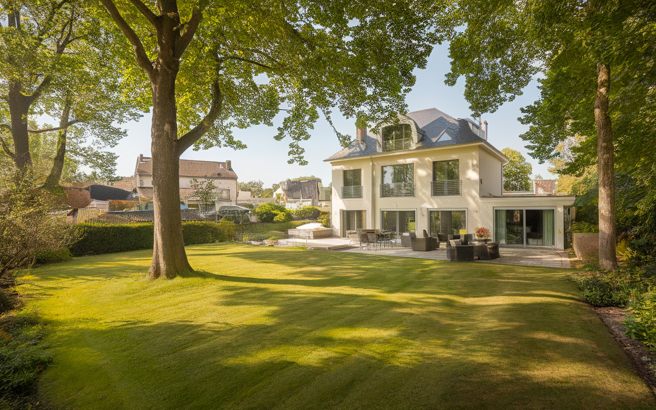 Façade d'une maison à vendre à Saint-Germain-lès-Corbeil