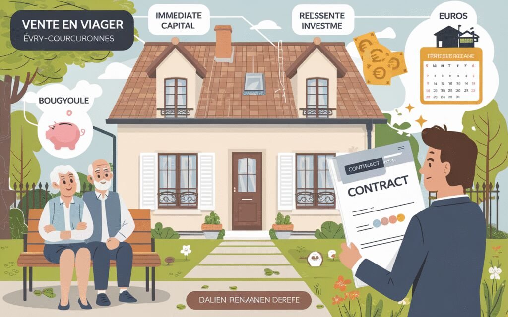 Maison à vendre en viager située à Brunoy dans le 91250