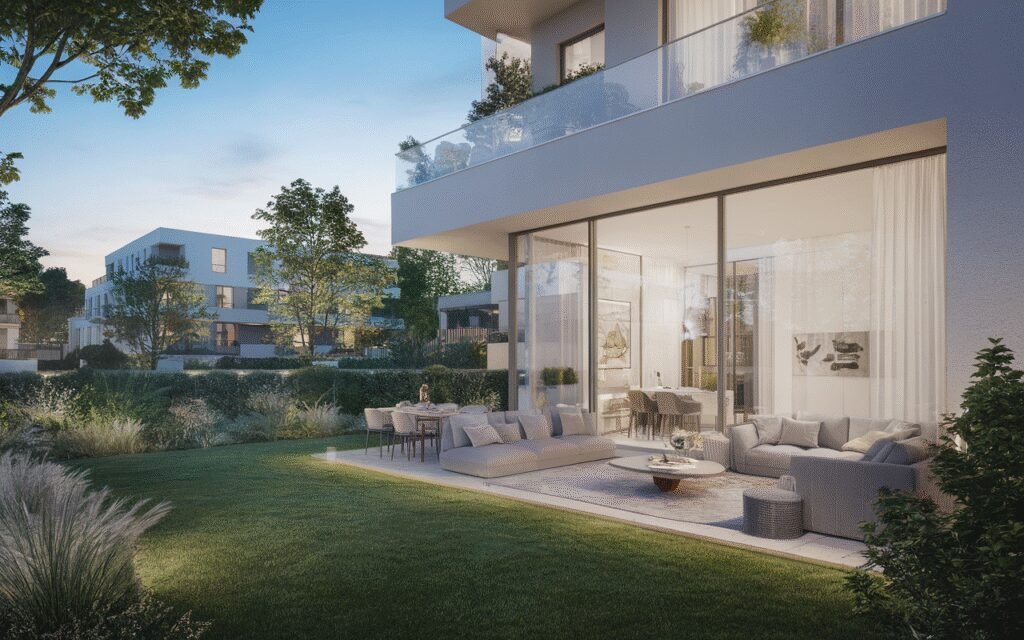 Vue d’un appartement moderne à vendre à Saint-Germain-lès-Corbeil