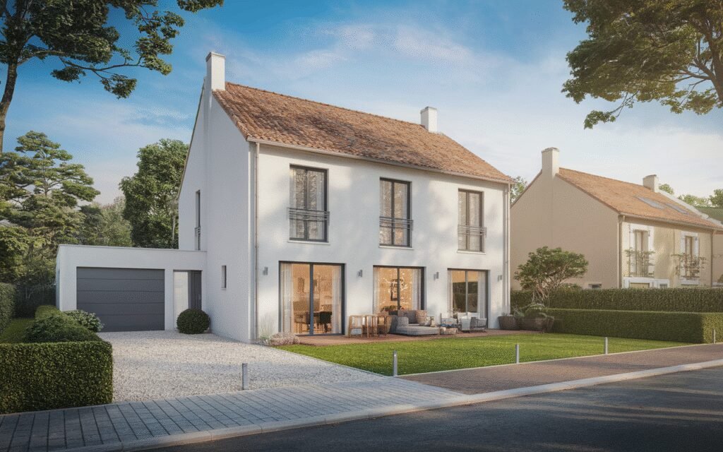 Façade d'une maison 5 pièces à vendre dans le département de l'Essonne