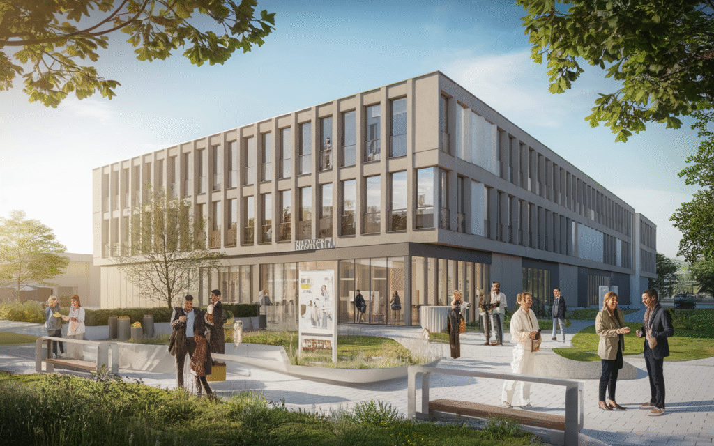 Bâtiment des services publics à Saint-Germain-lès-Corbeil