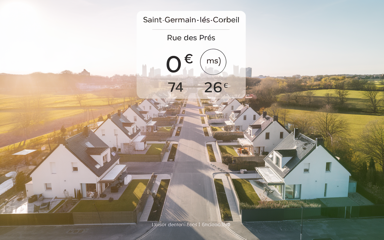 Évolution du prix au m² Rue des Prés Hauts Champs Dolent à Saint-Germain-lès-Corbeil