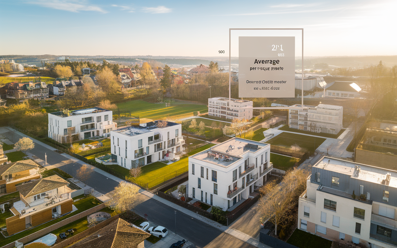 Prix immobilier au m² Rue du Belvédère Champs Dolent à Saint-Germain-lès-Corbeil