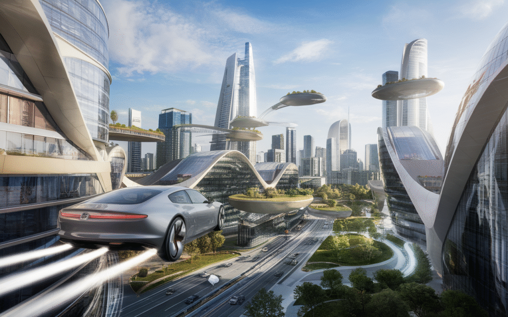 Vue de la Rue Grande dans le centre-ville de Saint-Germain-lès-Corbeil avec indication du prix au mètre carré