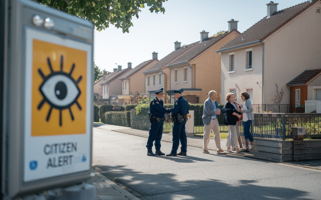 Agents de sécurité en patrouille à Saint-Germain-lès-Corbeil
