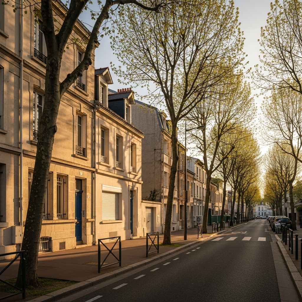 Vue de la Résidence Windsor située Rue de Londres à Saint-Germain-lès-Corbeil