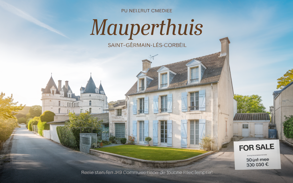 Graphique des prix immobiliers Rue du Château d’Eau Mauperthuis à Saint-Germain-lès-Corbeil