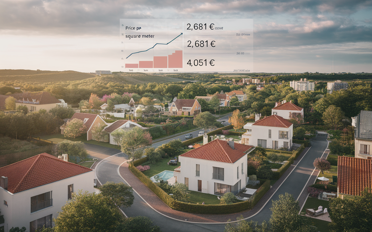 Évolution du prix au m² sur l'Avenue du Val-Coquatrix à Saint-Germain-lès-Corbeil