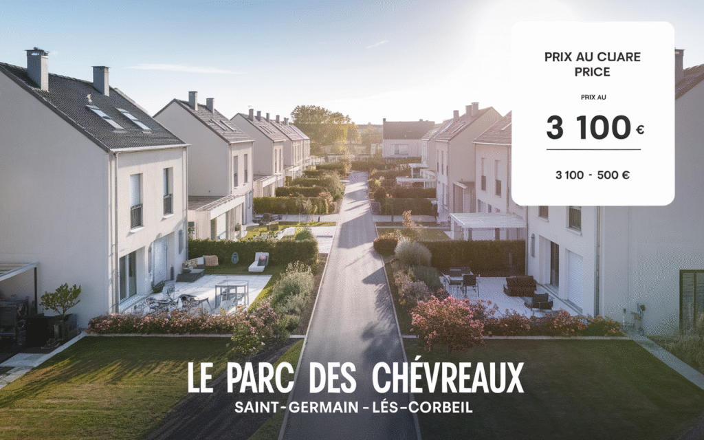 Estimation du prix au mètre carré Rue des Hortensias à Saint-Germain-lès-Corbeil