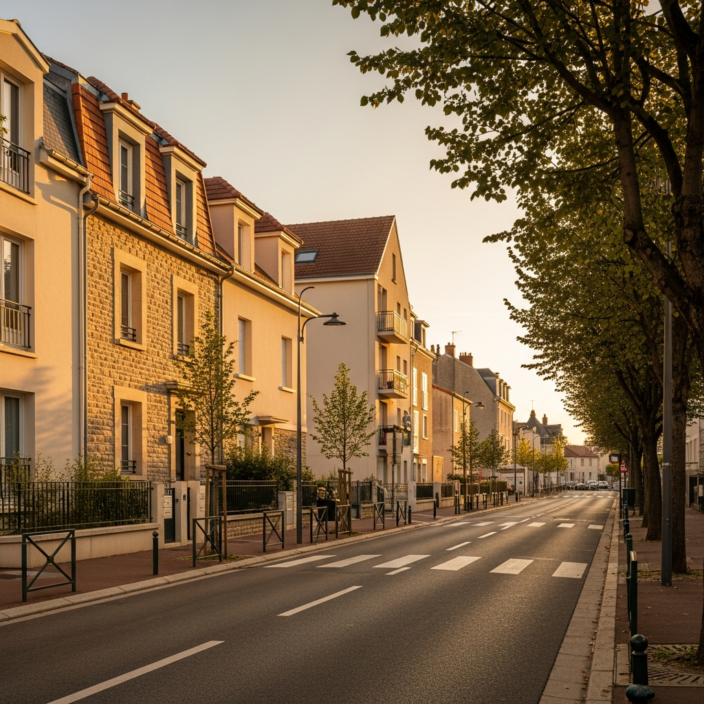 Vue d'une maison à vendre à Saint-Germain-lès-Corbeil