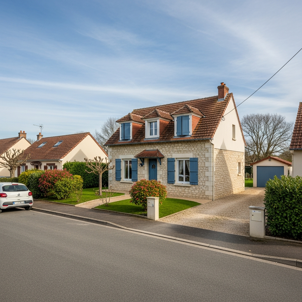 Vue d'une maison de 4 pièces à Saint-Germain-lès-Corbeil
