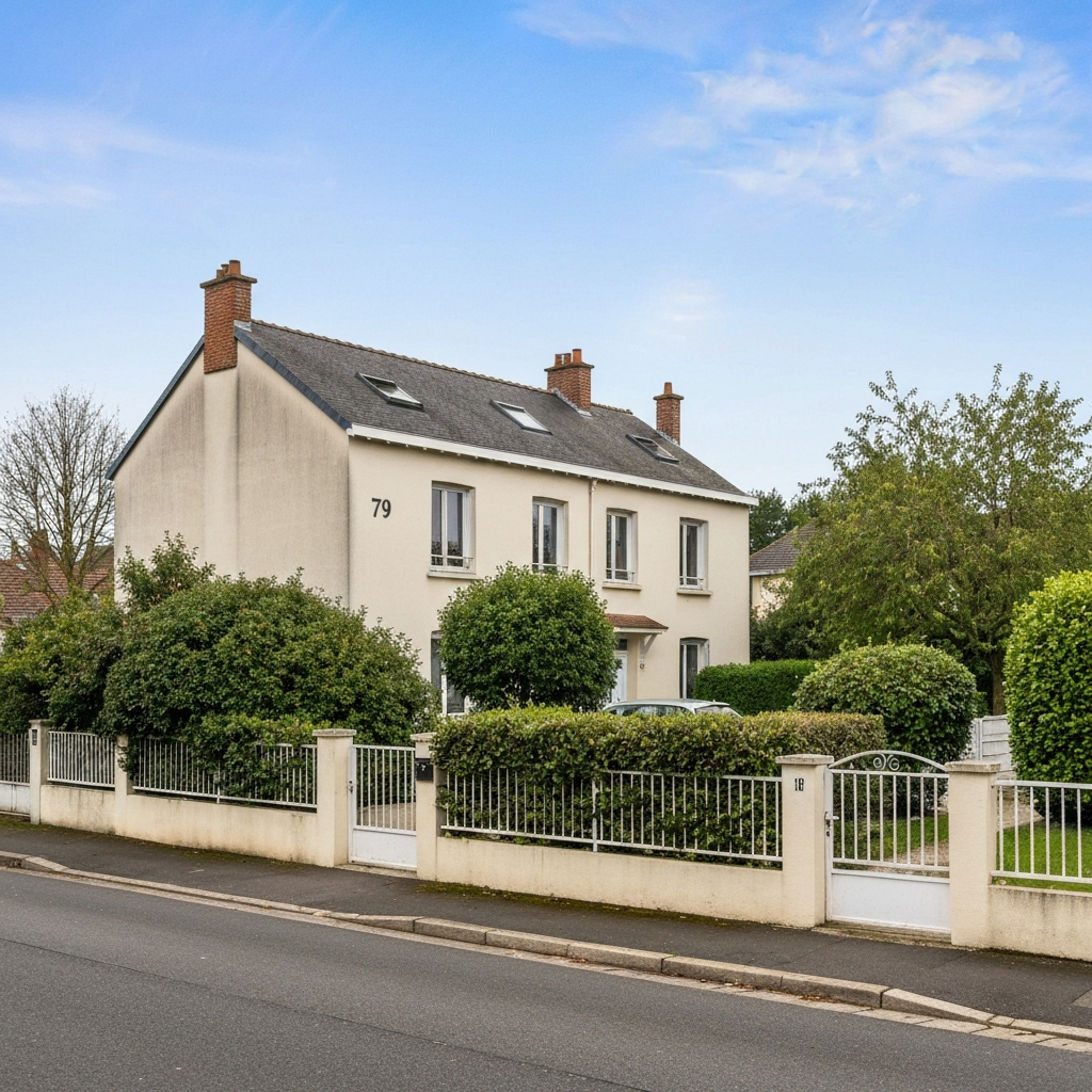 Vue de la gare RER proche de Saint-Germain-lès-Corbeil