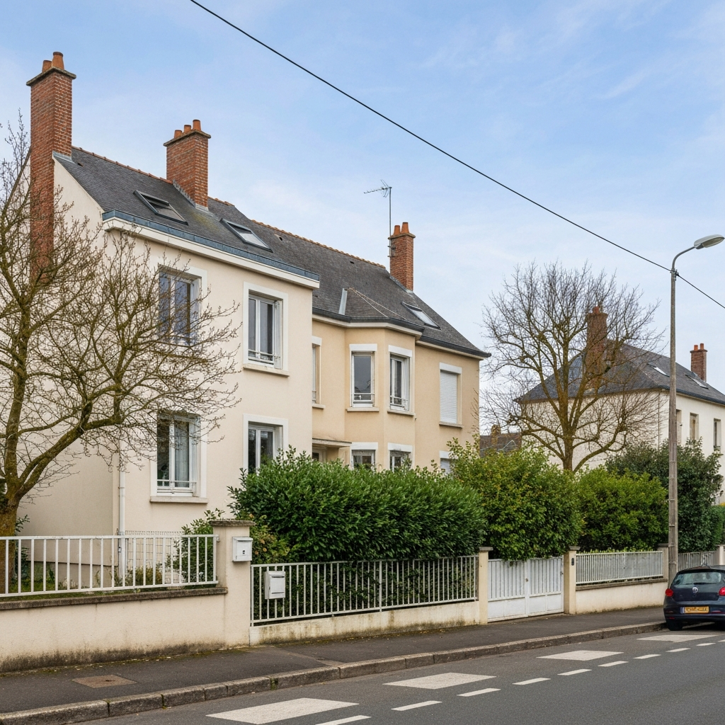 Vue extérieure du gymnase municipal de Saint-Germain-lès-Corbeil