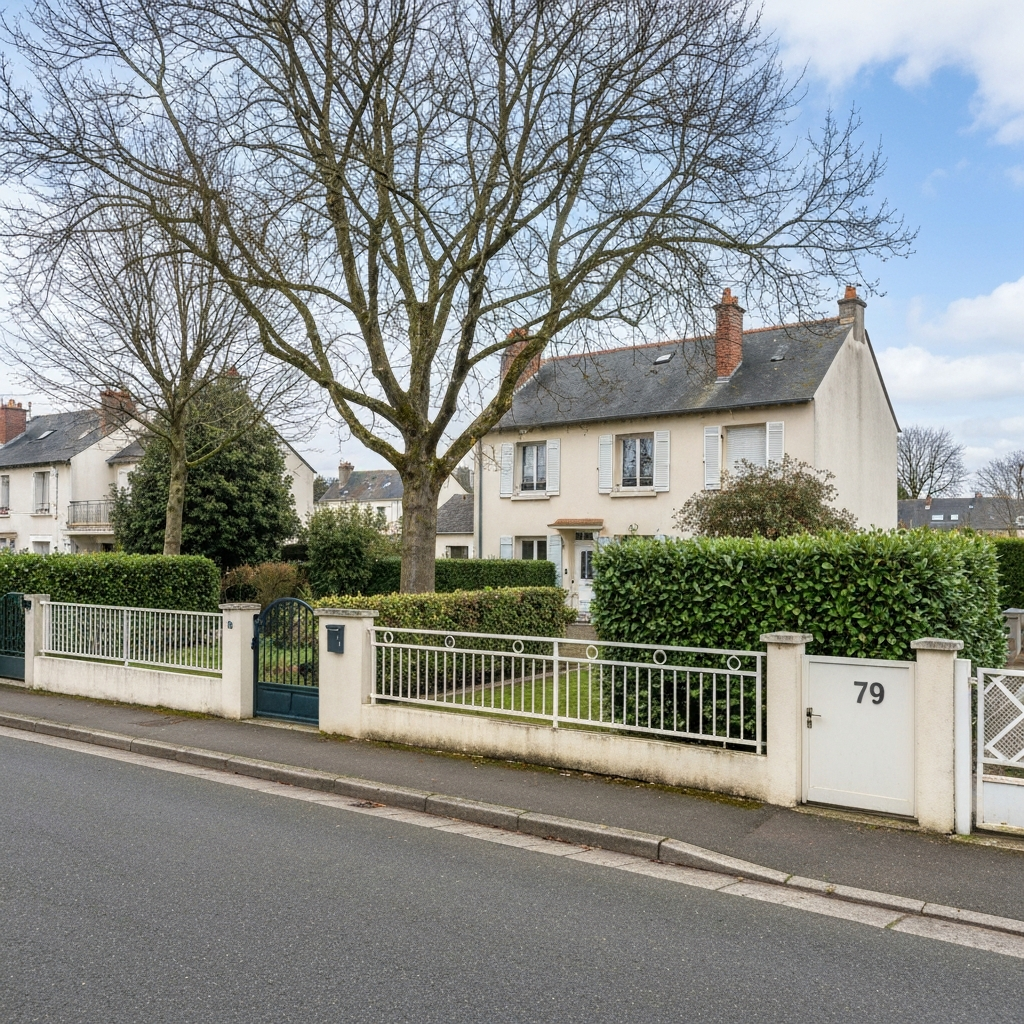 Vue extérieure d'un logement familial à Saint-Germain-lès-Corbeil