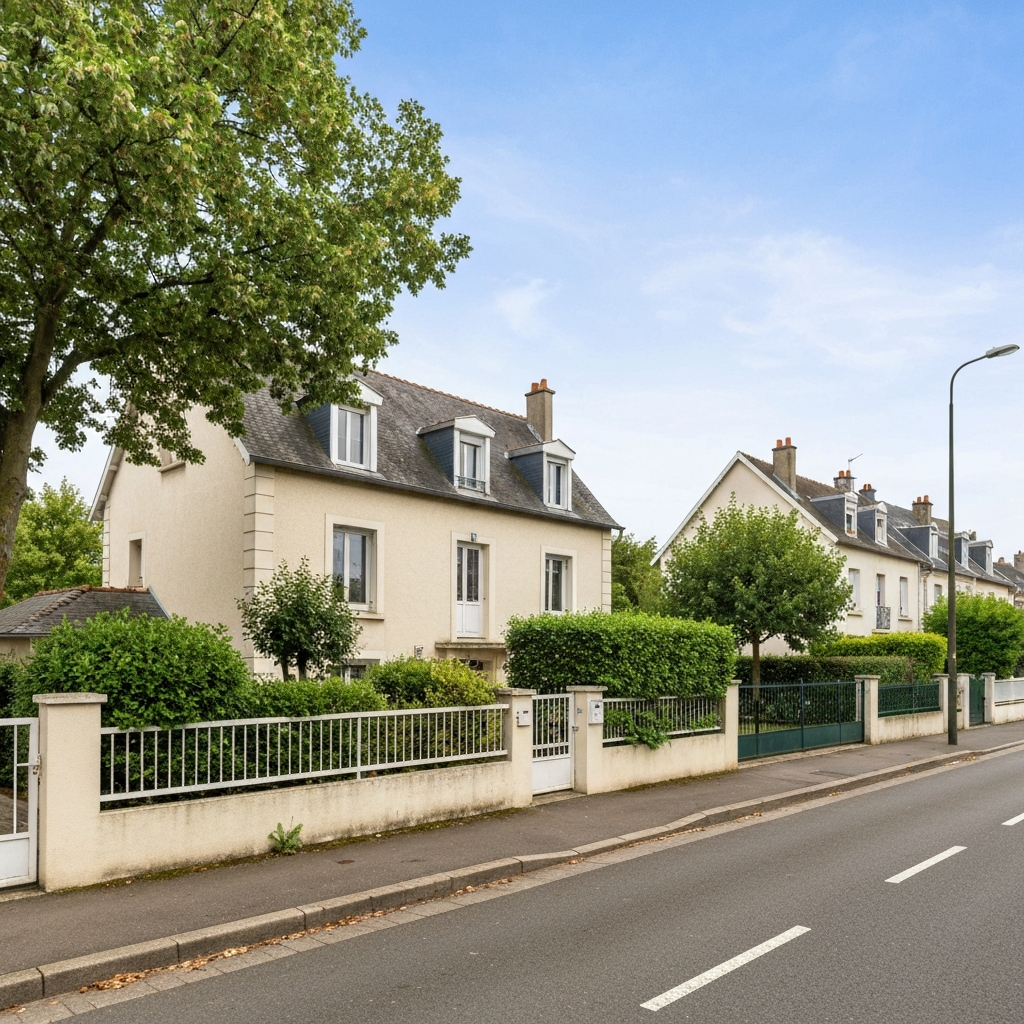 Vue extérieure d'une maison à Rue du Verger Croix-Verte, Saint-Germain-lès-Corbeil