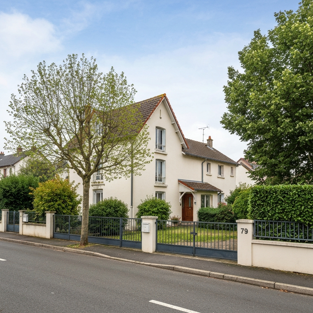 Vue de la maison à estimer située Rue du Parc, Centre-Ville Saint-Germain-lès-Corbeil