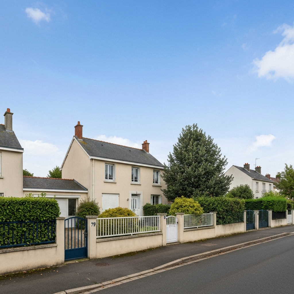 Vue aérienne d'une maison à Saint-Germain-lès-Corbeil pour estimation rapide
