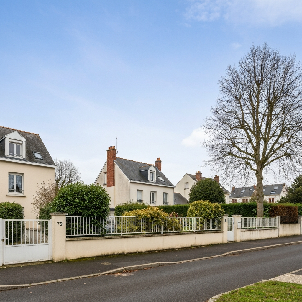 Vue aérienne d'un terrain constructible à Saint-Germain-lès-Corbeil